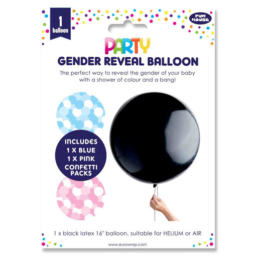 Picture of GENDER REVEAL BALLOON 16 INCH